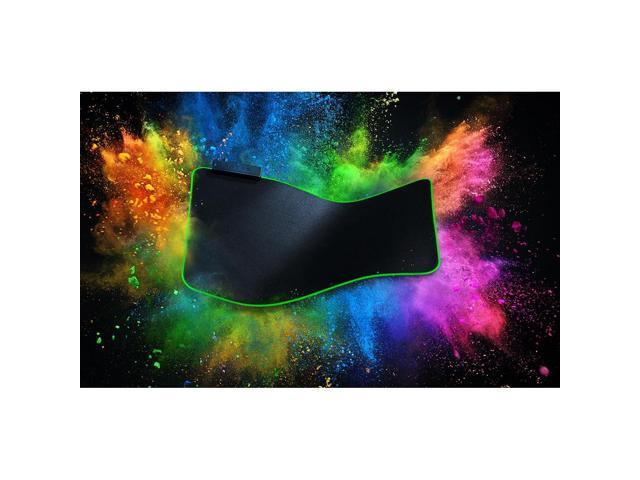 Razer Goliathus Extended Chroma Gaming Mousepad: Customizable Chroma RGB  Lighting Soft, Cloth Material Balanced Control  Speed Non-Slip  Rubber Base Classic Black Mouse Pads  Keyboard Accessories