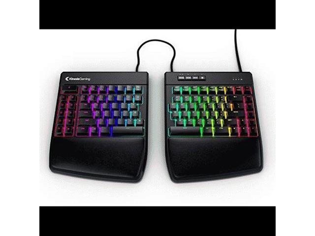 MX Brown KINESIS Gaming Freestyle Edge RGB Split Mechanical Keyboard