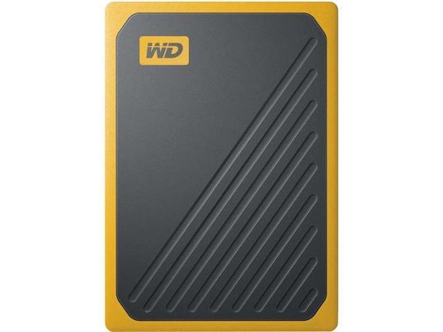 WD 500G My Passport Go SSD Amber Portable External Storage, USB 3.0 - WDBMCG5000AYT-WESN