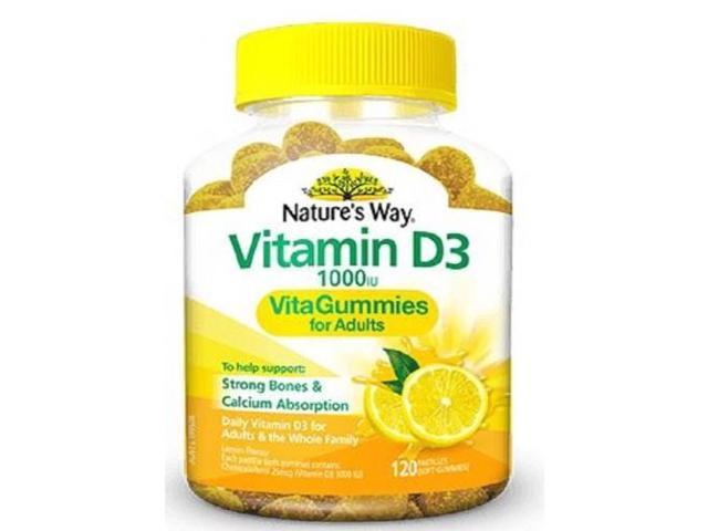 Natures Way Vitamin D3 Vitagummies 120 Pastilles