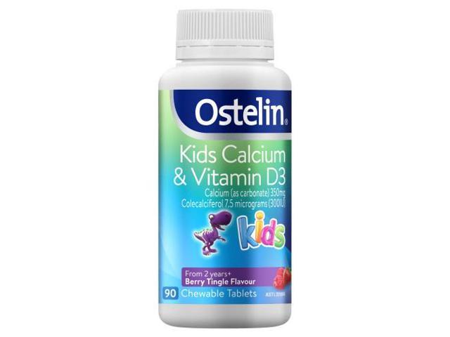 Ostelin Kids Vitamin D Calcium Chewable 90 Tablets