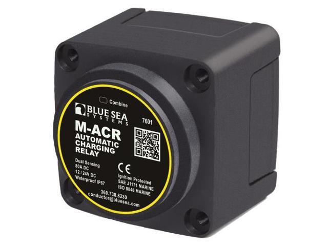 New M-acr Automatic Charging Relay blue Sea Systems 7601 Continuous 65 Intermit