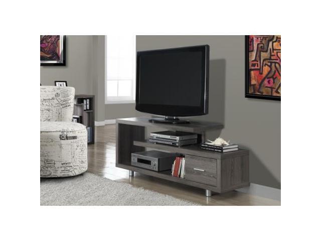 Monarch I 2574 Dark Taupe Reclaimed Look 60 L Tv Console Newegg Com