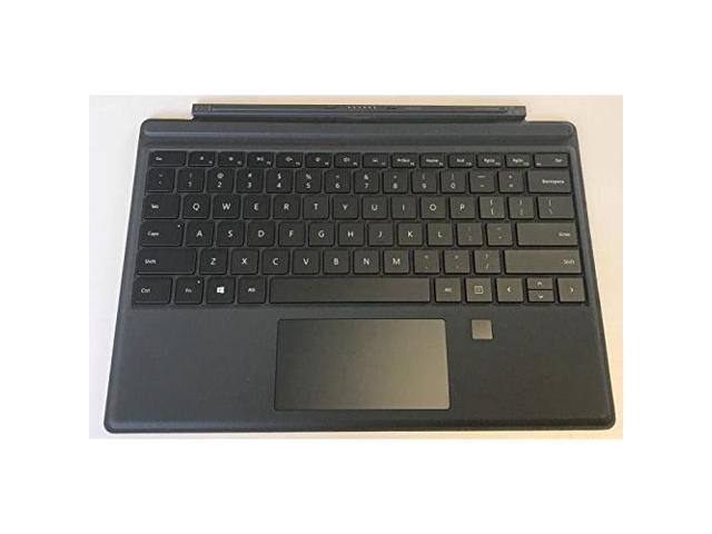 Microsoft Gkg Surface Pro Signature Type Cover With Fingerprint Reader Keyboard With Trackpad Accelerometer English North American Layout Black Commercial For Surface Pro Mid Newegg Com