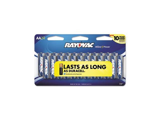 Rayovac battery alkaline AA 24ct (012800502196)