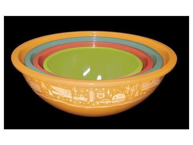 Camp Casual CC-006 Multicolor Nesting Bowl With Lids Set of 4 for sale online 