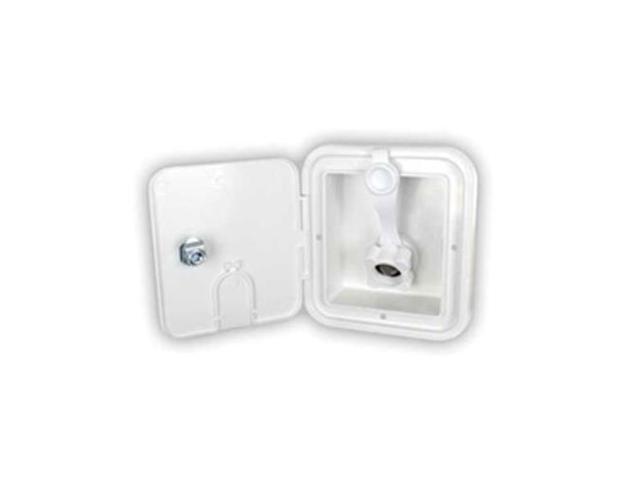 JR Products 321-B-2P-A 1//2/" MPT Polar White City Water Dish
