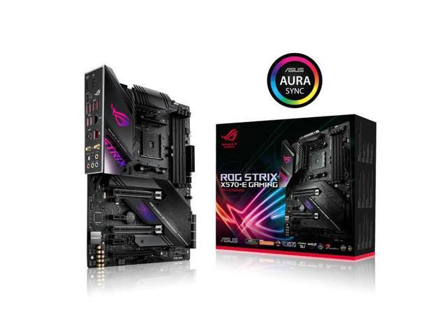 Asus Rog Strix X570 E Gaming Asus Rog Strix X570 E Gaming Socket Am4 Amd X570 Ddr4 3 Way Crossfirex And 2 Way Sli Sata3 And Usb3 2 M 2 Wifi Bluetooth A And V And Gbe Atx Motherboard