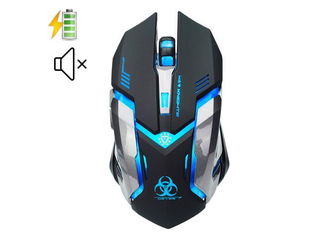 BINGFEI 2.4G Rechargeable 1600DPI 6 Buttons Wireless Gaming Mouse Battery Gamer Mice Pro for PC Laptop Computer