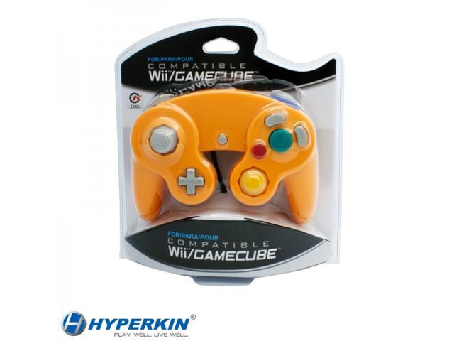 Wii/ GameCube Wired Controller (Orange) - CirKa