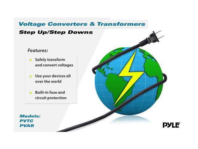 Pyle PVTC300U 300W Step Up /& Down Voltage Converter Transformer AC 110//220 V
