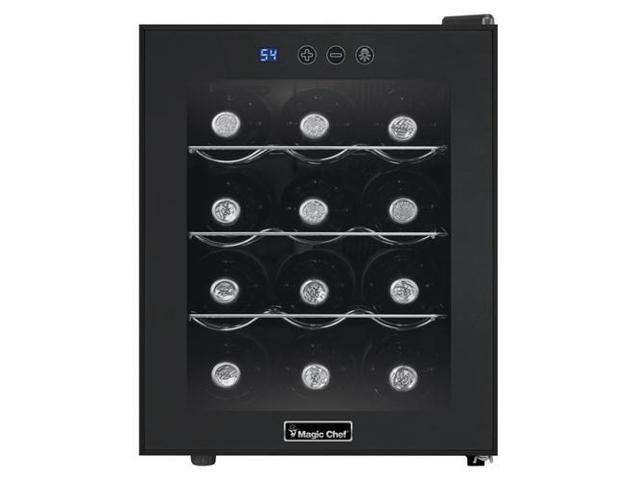 Magic Chef Mcwc12b 12 Bottle Countertop Wine Cooler Black