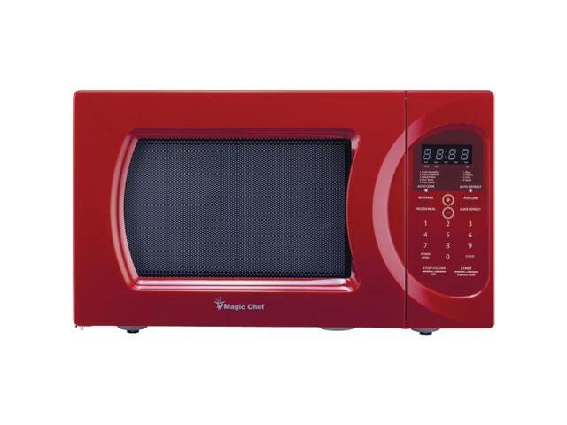 Magic Chef MCD992R 900-watt Microwave with Digital Touch, 0.9 Cubic Feet, Red