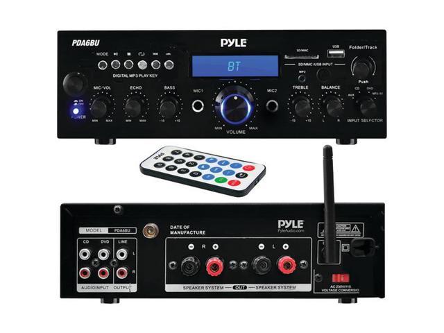 PYLE AUDIO - HOME PDA6BU BT STEREO AMP RECEIVER 200W - Newegg.com