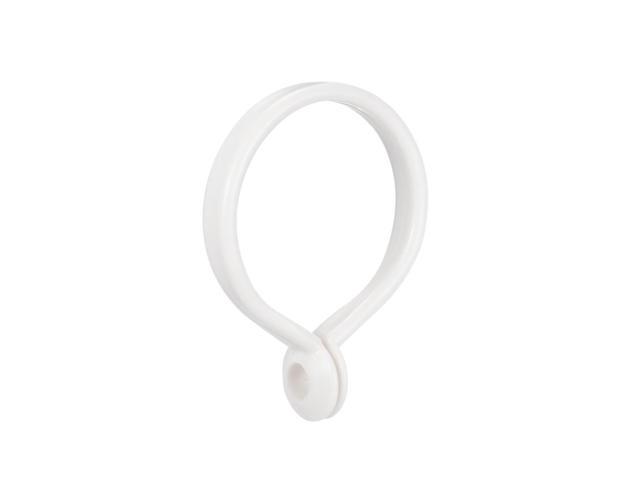 Curtain Rings Plastic Dry Ring With, Curtain Rods White
