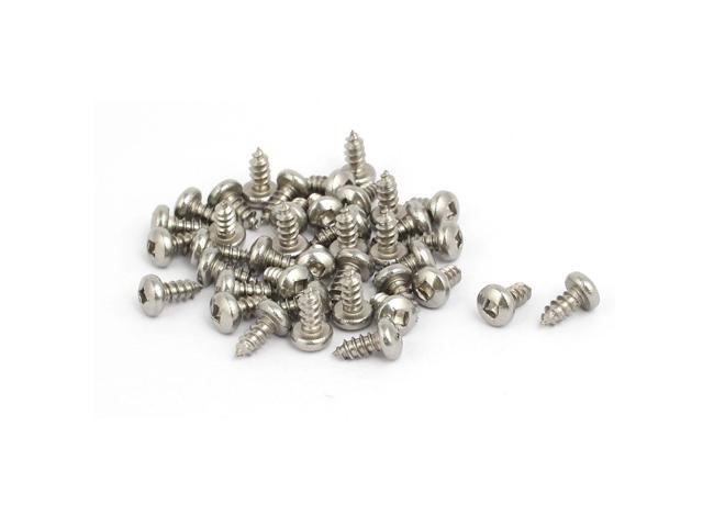 M2.9x25mm 304 Stainless Steel Y Type Drive Pan Head Self Tapping Screw 10pcs 