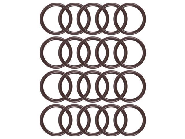 O-Rings Fluorine Rubber 14mm x 18mm x 2mm Seal Rings Sealing Gasket