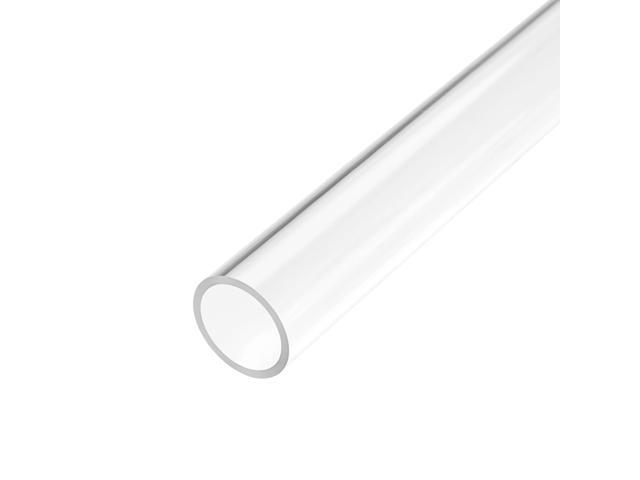 OD 12mm 3 Inch Long Glass Tube ID 8mm,2mm Thick Wall Tubing 5-Pack with 1 Cleaning Brush 