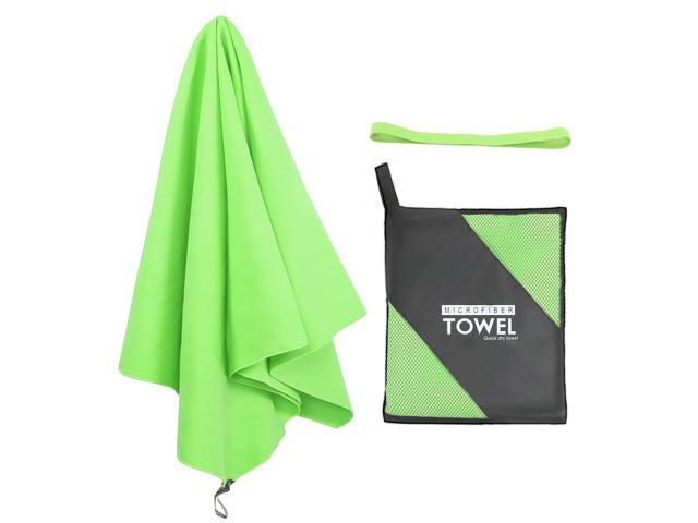 Sand Free Travel Towel with Clip Quick Dry Microfiber Beach Towel 30" x 60" 