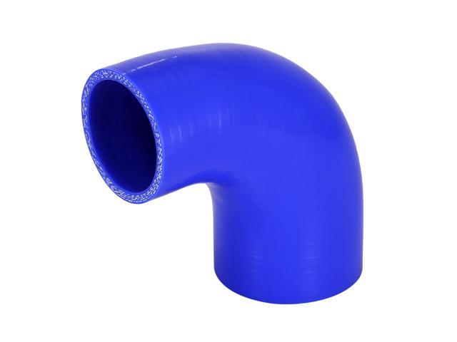 2-2.5" 90 Degree Elbow Intake Intercooler Coupler Universal Silicone Piping Blue
