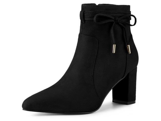 black ankle boots 5.5