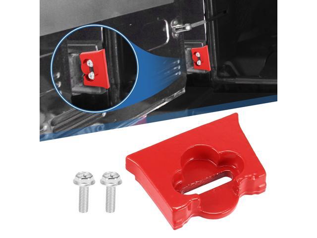 Stainless Steel Tailgate Stopper Limiter Latch Stop Bumper for Jeep  Wrangler JK JKU 2007-2018 Red Tail Gate Stopper 