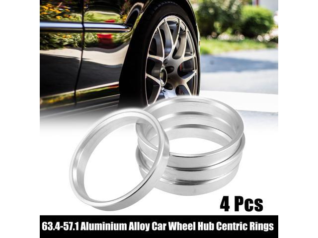 A Aluminium Alloy Hubrings 57.1 to 66.6 66.6 to 57.1 Set of 4 O.D:66.6mm I.D 57.1mm WHEEL CONNECT Hub Centric Rings 