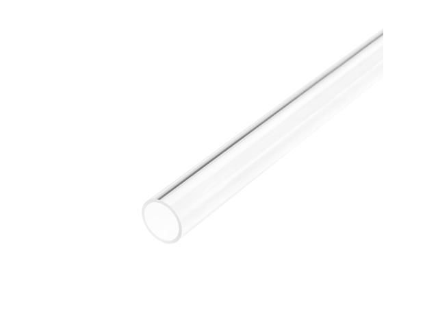 Acrylic Pipe Rigid Round Tube Clear 13mm ID 15mm OD 500mm 4 Pack 