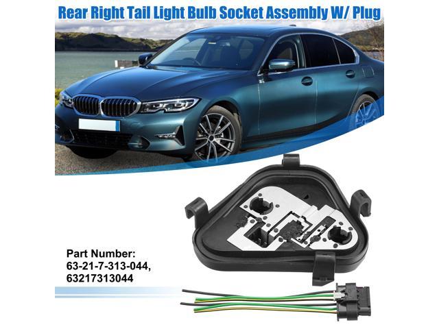 1 Set Rear Right Tail Light Lamp Rear Panel Bulb Socket W/ Plug for BMW  320i 328d 328i 335i 328d xDrive Sedan 63-21-7-313-044 4 Pin Plug Rear