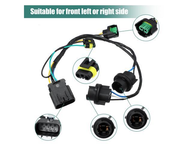 Headlight Wiring Harness 25962806 for Chevrolet Silverado 1500 2500HD  3500HD 2007-2013 for GMC Sierra Headlamp Wire Harness Socket