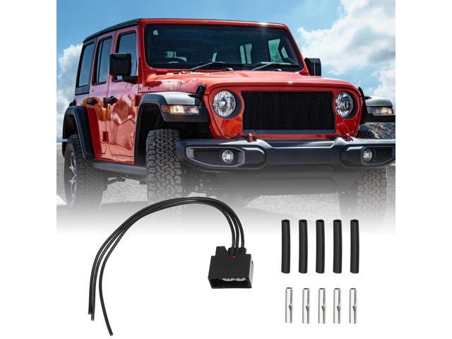 1 Set Front Turn Signal Light Connector Pigtail for Jeep Wrangler JK  2007-2018 Turn Signal Light Wiring Harness Replace 68065016AB 