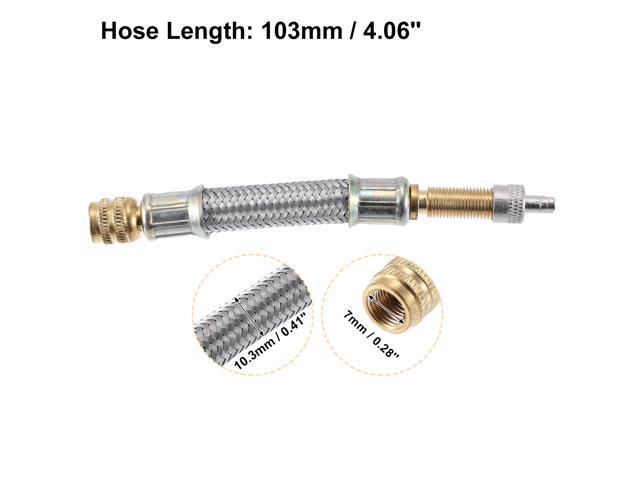 103mm 4.06'' Tire Valve Stem Extension Inflator Extender Hose Universal Fit  for Car Motorcycle Bicycle Tire  Wheel Care