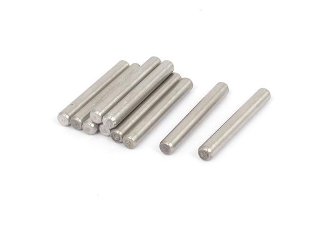 Universal 304 Stainless Steel Dowel Pins Fastener Elements 4mm x 25mm 10pcs 