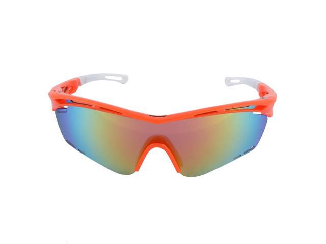 orange lens cycling glasses