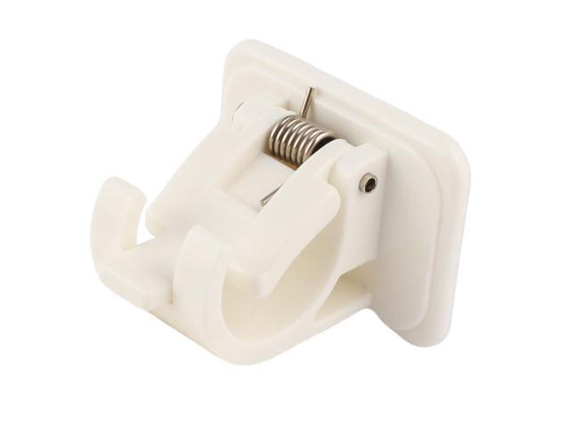 Global Bargains Window Kitchen Bathroom Curtain Support Rod Clamp