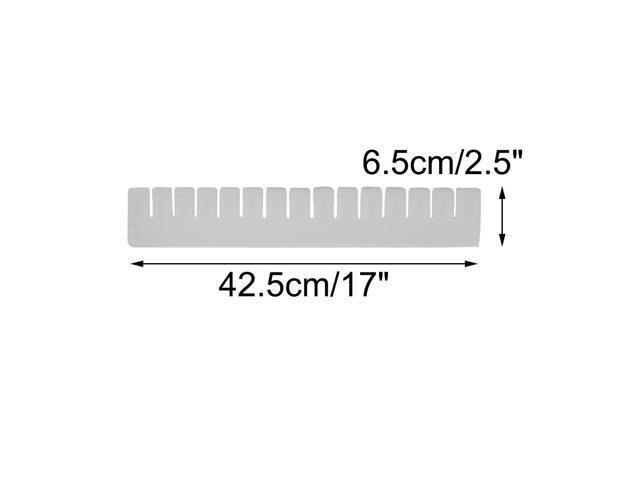 Plastic DIY Grid Drawer Divider Household Necessities Storage Off White 4 Pcs Plastic DIY Grid Drawer Divider Household Necessities Storage Off White 4 Pcs