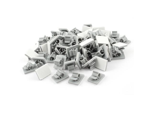 4 Pack Adhesive Mount Cable Twist Lock Tie 10-15mm