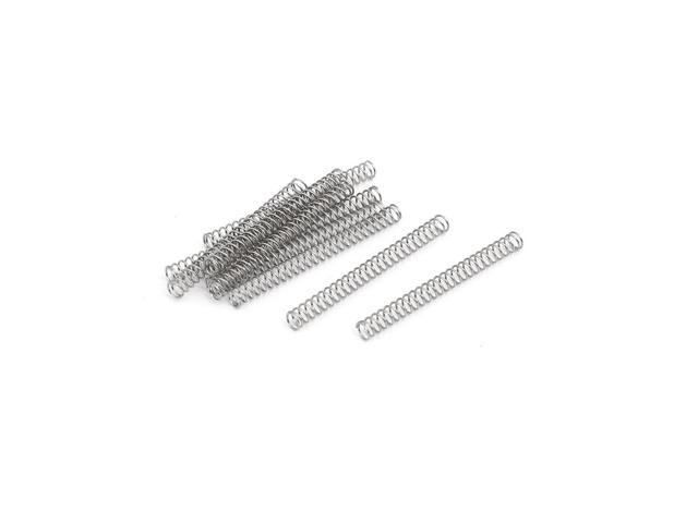 20pcs 304 Stainless Steel Compression Springs 0.3mmx3mmx30mm Springs Long Spring Connector 