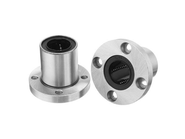 LMF20UU 20mmx32mmx42mm Round Flange Linear Motion Bushing Ball Bearing 2 Pieces LMF20UU 20mmx32mmx42mm Round Flange Linear Motion Bushing Ball Bearing 2 Pieces