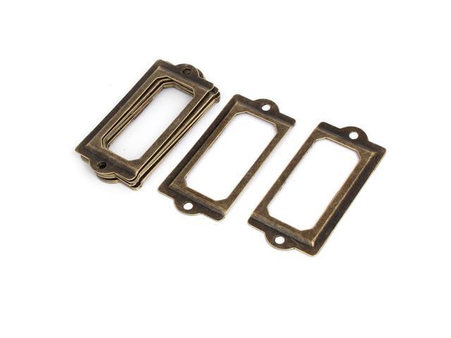 Office Library File Drawer Tag Label Holders Frames 70mm X 33mm