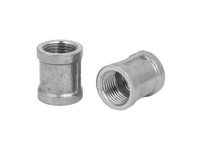 2pcs Right Angle Elbow 1/2" BSPP Thread Female Stainless Steel 304 Connector 