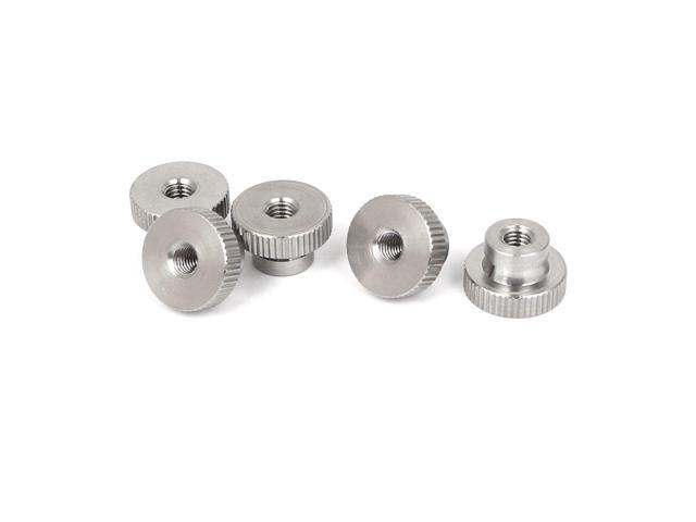 5 Pcs M3 304 Stainless Steel Knurled Thumb Nuts for 3D Printer Heated Bed 