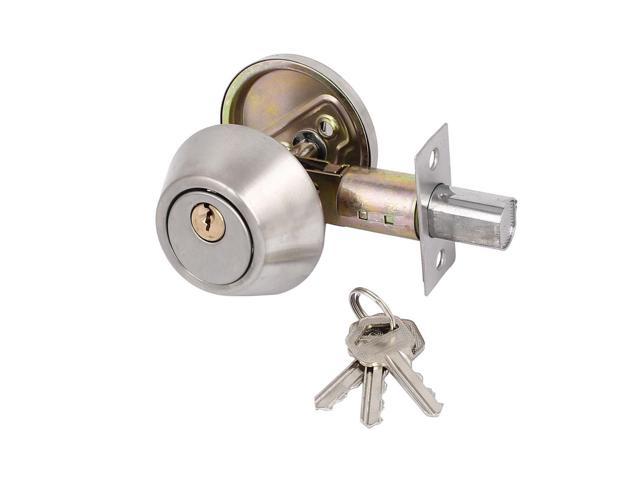 Bedroom Keyed Entry Dual Cylinder Deadbolt Lock Locker For 35mm 45mm Thick Door