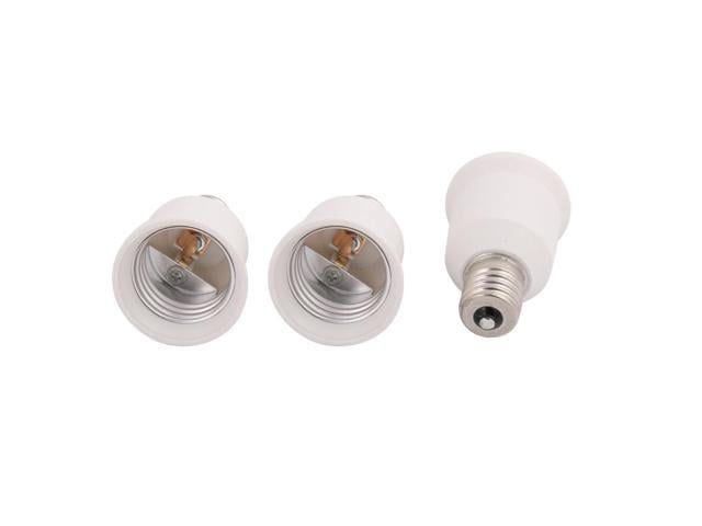 E17 To E26  Base LED Light Lamp Screw Socket Holder Adapter Bulbs Converter 