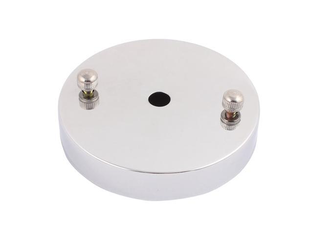 Ceiling Plate Straight Edge Base Pendant Light Accessorie 100mmx20mm Chrome Tone Newegg Com