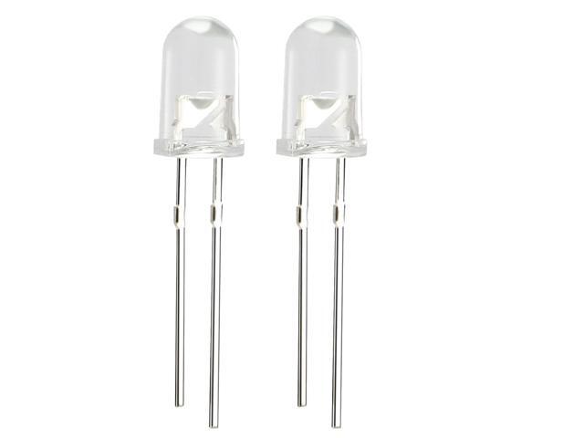 Lot De 1000 LEDs 5mm Blanches - 3-3.4V - Composants électroniques - Neuf