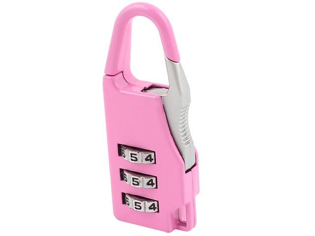 pink combination padlock