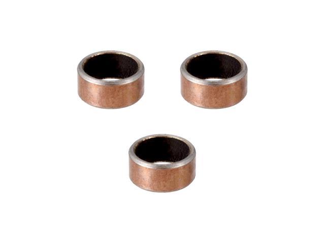 Pack of 3 sourcing map Sleeve Bearing 8mm Bore x 10mm OD x 5mm Length Plain Bearings Wrapped Oilless Bushings 