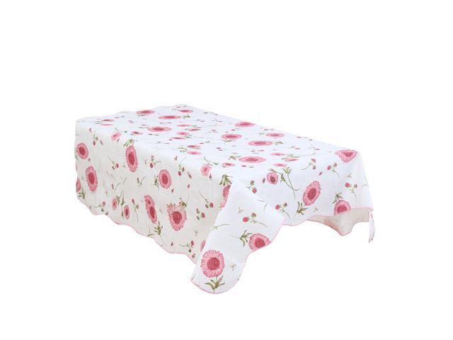 Vinyl Plastic Tablecloth For Square Tables 53 X 53 Sunflower