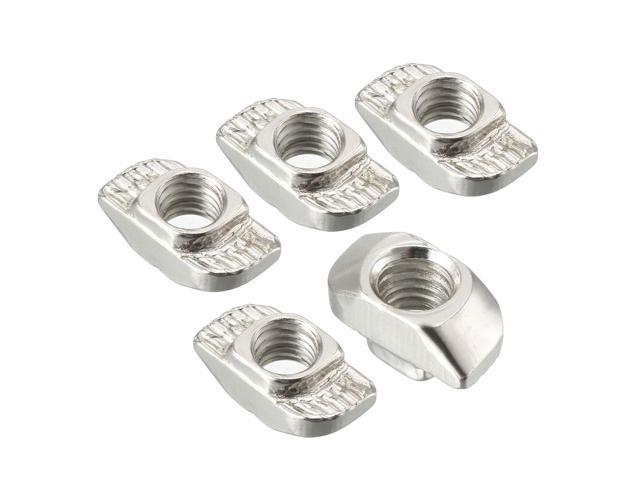 uxcell 2020 Series M3 T-Nuts,Half Round Roll in Sliding T Slot Nut Fit 6mm Slot 25pcs 